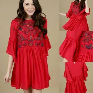 NWT Altar'd State Berry Berry Dress